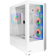  Корпус Ginzzu GL770 Fan 12MW6 RGB*4 USB3.0 CRC10 Белый 