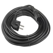  Кабель питания Hyperline PWC-IEC13-SHM-10-BK для компьютера Shucko+C13 3x1.00 10A угловая вилка 10м 