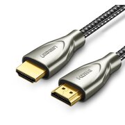  Кабель UGREEN HD131 50110 HDMI Carbon Fiber Zinc Alloy Cable 5m Gray 