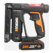  Степлер WORX WX843 20В, 2Ач х1, ЗУ 2А, кейс 