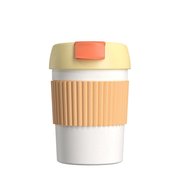  Стакан-непроливайка KissKissFish Rainbow Vacuum Coffee Tumbler Mini (желтый) 