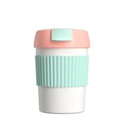  Стакан-непроливайка KissKissFish Rainbow Vacuum Coffee Tumbler Mini (Розовый) 