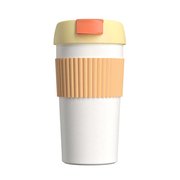  Стакан-непроливайка KissKissFish Rainbow Vacuum Coffee Tumbler (желтый) 