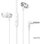  Наушники HOCO M97 Enjoy universal earphones with mic, white 
