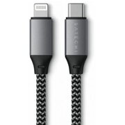  Кабель Satechi ST-TCL10M USB-C to Lightning Cable MFI 10 inch Space Gray 