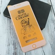  Защитное стекло Ceramic матовое для Iphone 7+/8+ белое 
