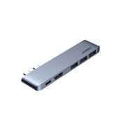  Адаптер UGreen CM251 (60559) USB-C Multifunction Adapter серый космос 