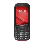  Мобильный телефон TEXET TM-B409 черный-красный 