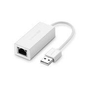  Адаптер сетевой UGreen CR110 (20253) USB 2.0 10/100Mbps Ethernet Adapter белый 