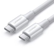  Кабель UGreen US300 (60551) USB2.0 Type-C Male to Male Cable 5А 1 м белый 