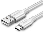  Кабель UGreen US287 (60121) USB-A 2.0 to USB-C Cable Nickel Plating 1 м белый 