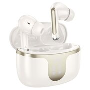  Наушники bluetooth HOCO EQ10 Harmony true wireless milky (белый) 