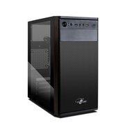  Корпус Eurocase MA05 черный (00-00845803), без БП, mATX закаленное стекло, USB3.0 