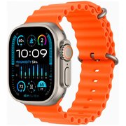  Смарт-часы Apple Watch Ultra 2 A2987 (MRF83ZA/A) 49мм корп.титан Ocean band рем.оранжевый разм.брасл.O/S 