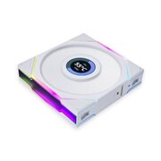  Комплект вентиляторов (3шт.) Lian Li Uni Fan TL LCD 120 White /12TLLCD3W/ (G99.12TLLCD3W.R0) 120x125x28мм (1.6” LCD, 200-1900 об/мин, 27dBa) 