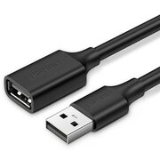 Кабель UGREEN US103 10315 USB 2.0 A Male to A Female Cable 1.5m Black 