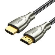  Кабель UGREEN HD131 50109 HDMI 2.0 Male To Male Carbon Fiber Zinc Alloy Cable 3m Gray 