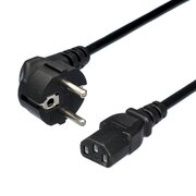  Кабель питания GoPower 00-00024055 евровилка CEE 7/7-C13 1.2м ПВХ 0.75мм черный 1/10/200 