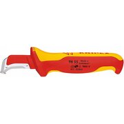  Нож для снятия изоляции KNIPEX VDE KN-9855SB с пяткой 