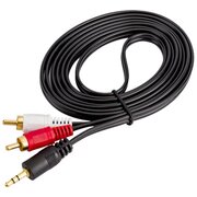  Кабель аудио Exegate EX225927RUS 3.5mm Jack M - 2xRCA M 2м 