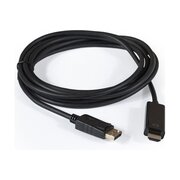  Кабель Exegate EX284917RUS DisplayPort(20M)-HDMI(19M), экранированный, 3 м, черный 