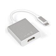  Кабель-адаптер Exegate EX-CM-HDMIF-0.15 EX284937RUS Type C-HDMI USB Type C/19F 0,15м 