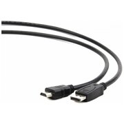  Кабель Bion BXP-CC-mDP-HDMI-018 DisplayPort mini-HDMI, 20M/19M, экран, 1,8м, черный 