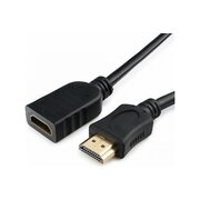  Кабель удлинитель Cablexpert CC-HDMI4X-0.5M HDMI v2.0 19M/19F 0.5 м черный экран 