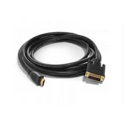  Кабель Bion BXP-CC-HDMI-DVI-018 HDMI-DVI-D 19M/19M, single link, экран, позолоченные контакты, 1.8м, черный 