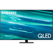  Телевизор Samsung QE65Q80AAUXRU серебристый 