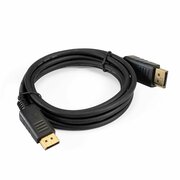 Кабель Exegate EX-CC-DP-2.0 (EX294679RUS) DisplayPort(20M)-DisplayPort(20M) v1.2, 2 м, черный 