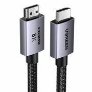  Кабель UGREEN HD171 (25908) HDMI 2.1 Male To Male 8K Cable 1m Grey 