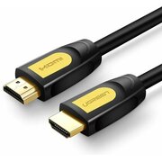  Кабель UGREEN HD101 10151 HDMI Male To Male Round Cable 0,75 m Yellow/Black 