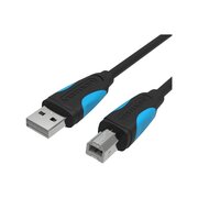  Кабель Vention VAS-A16-B800 USB 2.0 AM/BM 8м черный 