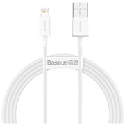  Дата-кабель Baseus Superior (CALYS-02) Fast Charging USB to iP 2.4A 0.25m White 