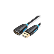  Кабель удлинитель Vention CBCBF USB 2.0 AM/AF 1м чёрный 