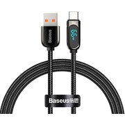  Дата-кабель Baseus (CASX020001) Display Fast Charging USB to Type-C 66W 1m Black 