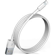  Кабель Cactus CS-LG.USB.A-0.8 USB m-Lightning m 0.8м белый 