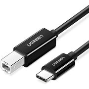 Кабель UGREEN US241 80811 USB-C to USB 2.0 Print Cable 1m Black 