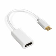  Кабель-адаптер ExeGate EX-CM-HDMI2F-0.1 EX294721RUS Type C-HDMI USB Type C/19F 4K 120HZ 8K 30Hz 0,1м 