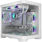  Корпус 1STPLAYER UVIEW UV5 White (UV5-WH) / mATX 