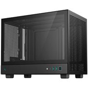  Корпус Deepcool CH160 без БП, боковое окно (закаленное стекло), черный, Mini-ITX 