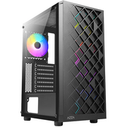  Корпус Azza Spectra черный (CSAZ-280B Spectra) без БП ATX 7x120mm 2x140mm 2xUSB2.0 1xUSB3.0 audio bott PSU 