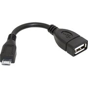  Кабель-переходник Defender 87300 microUSB(M) - USB(F) 