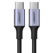 Кабель UGREEN US316 90120 USB-C 2.0 to USB-C 2.0 5A Data Cable 3m Black 