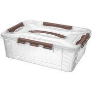  Ящик для хранения универсальный Econova Grand Box 433200314 с замками и ручкой 10л 