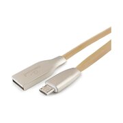  Кабель Cablexpert CC-G-mUSB01Gd-1M Gold USB 2.0 AM/microB 1м золотой 