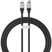  Дата-кабель Baseus CoolPlay (CAKW000001) Fast Charging Type-C to iP 20W 1m Black 