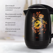  Электрочайник BQ KT1702P Black-Flowers 