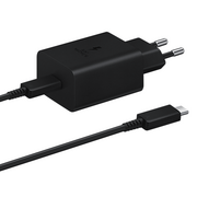  Сетевое зарядное устройство SAMSUNG EP-T4510XBEGWW 45W USB-C + Кабель Черный 